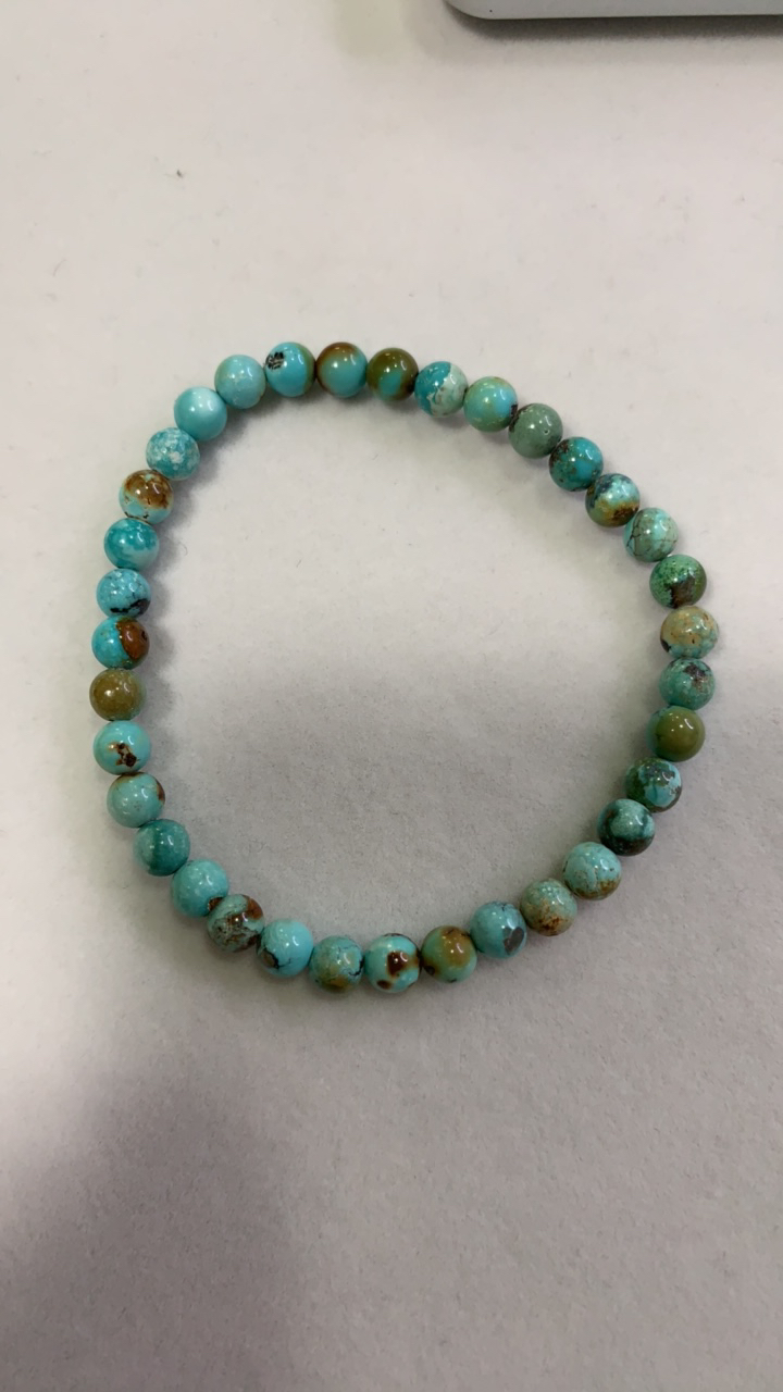 天然原矿绿松石单圈