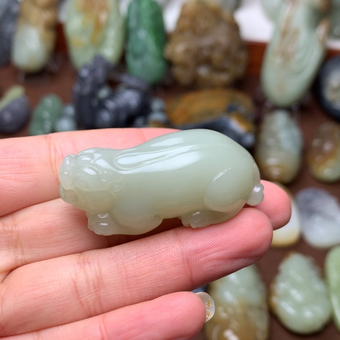 和田玉挂件未镶嵌