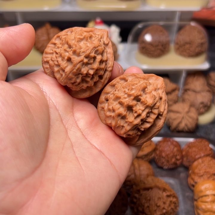 把件文玩核桃40全品龙鳞