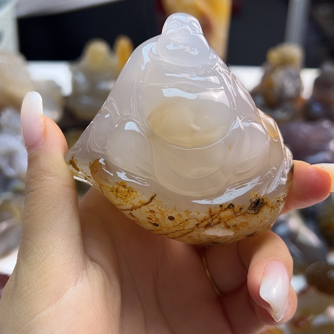 玛瑙/玉髓未镶嵌吊坠(不含链)