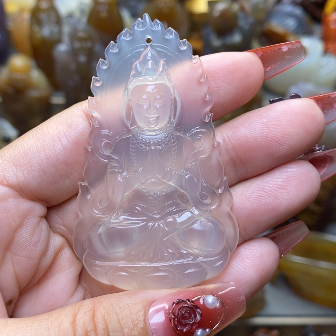 玛瑙/玉髓挂件未镶嵌