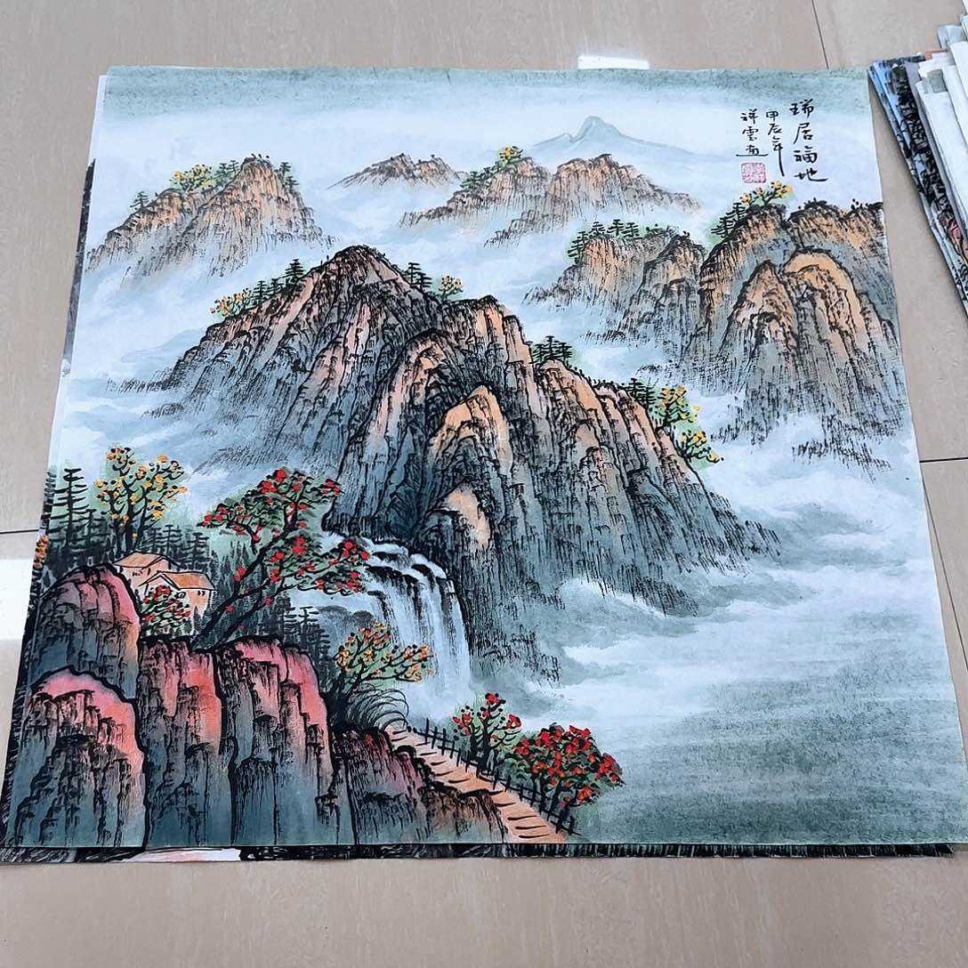 国画国画作品展，国画^_^