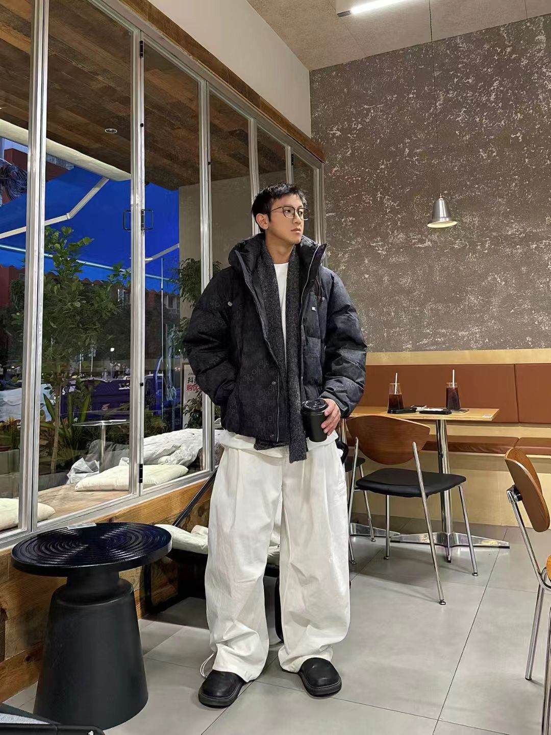 2025冬季新款时尚帅气潮流短款羽绒服