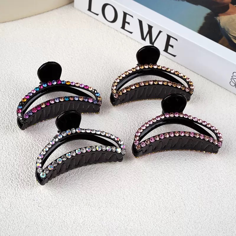 日韩抓夹复古港风千金风女发夹发饰头饰复古夹子头发夹成人