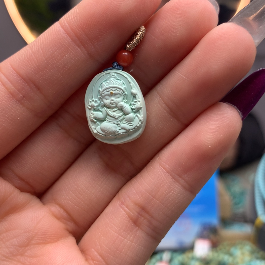 绿松石挂件未镶嵌