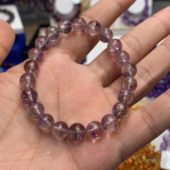 紫晶手链未镶嵌8M+ 超7