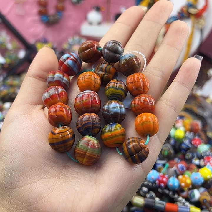 颈饰玻璃琉璃瓜珠