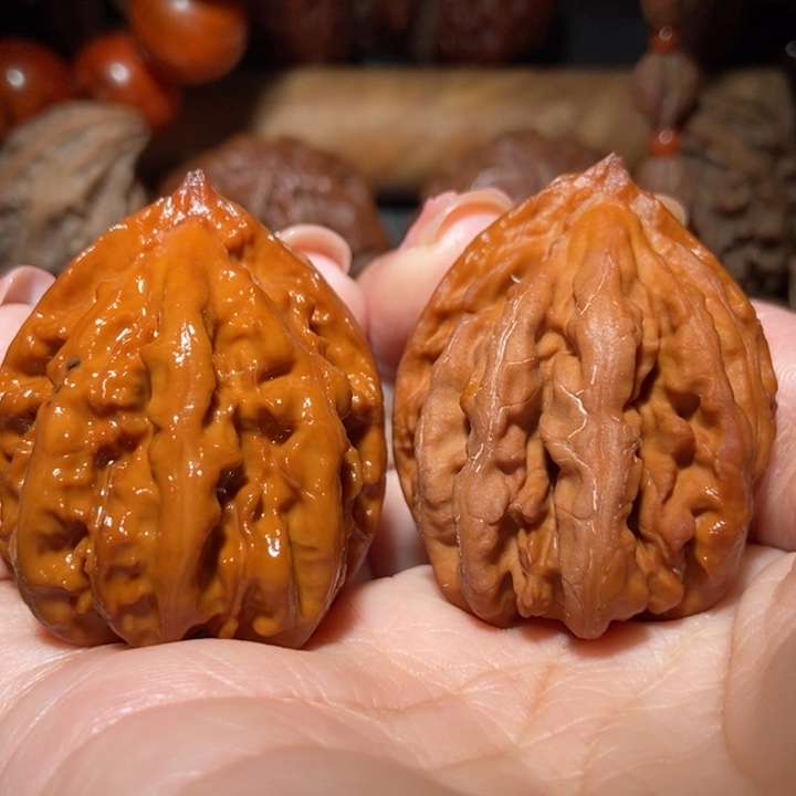 把件文玩核桃东北楸子小雪261