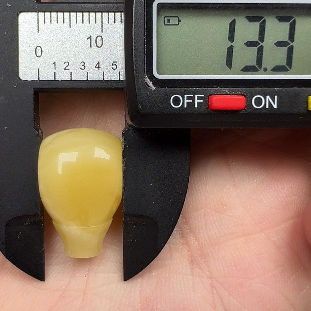 蜜蜡未镶嵌吊坠(不含链)