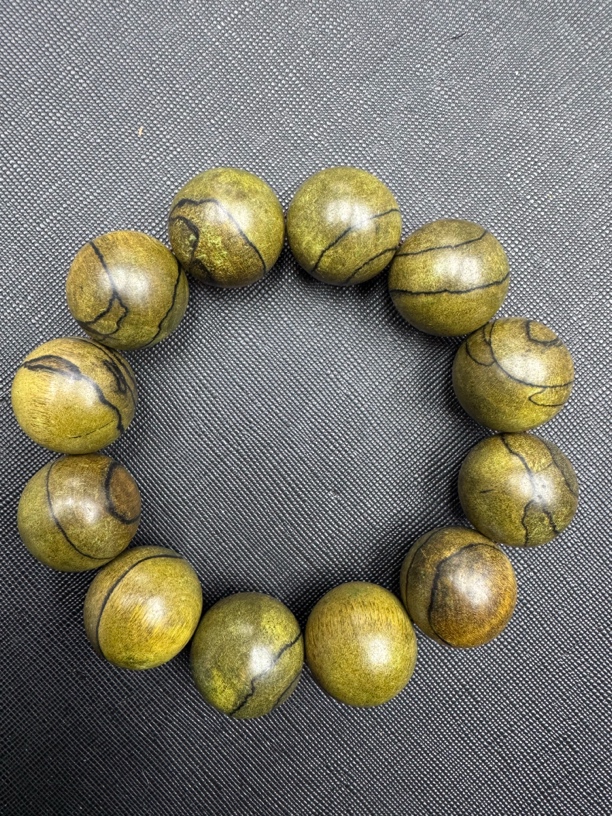 A171沉木圆珠手串