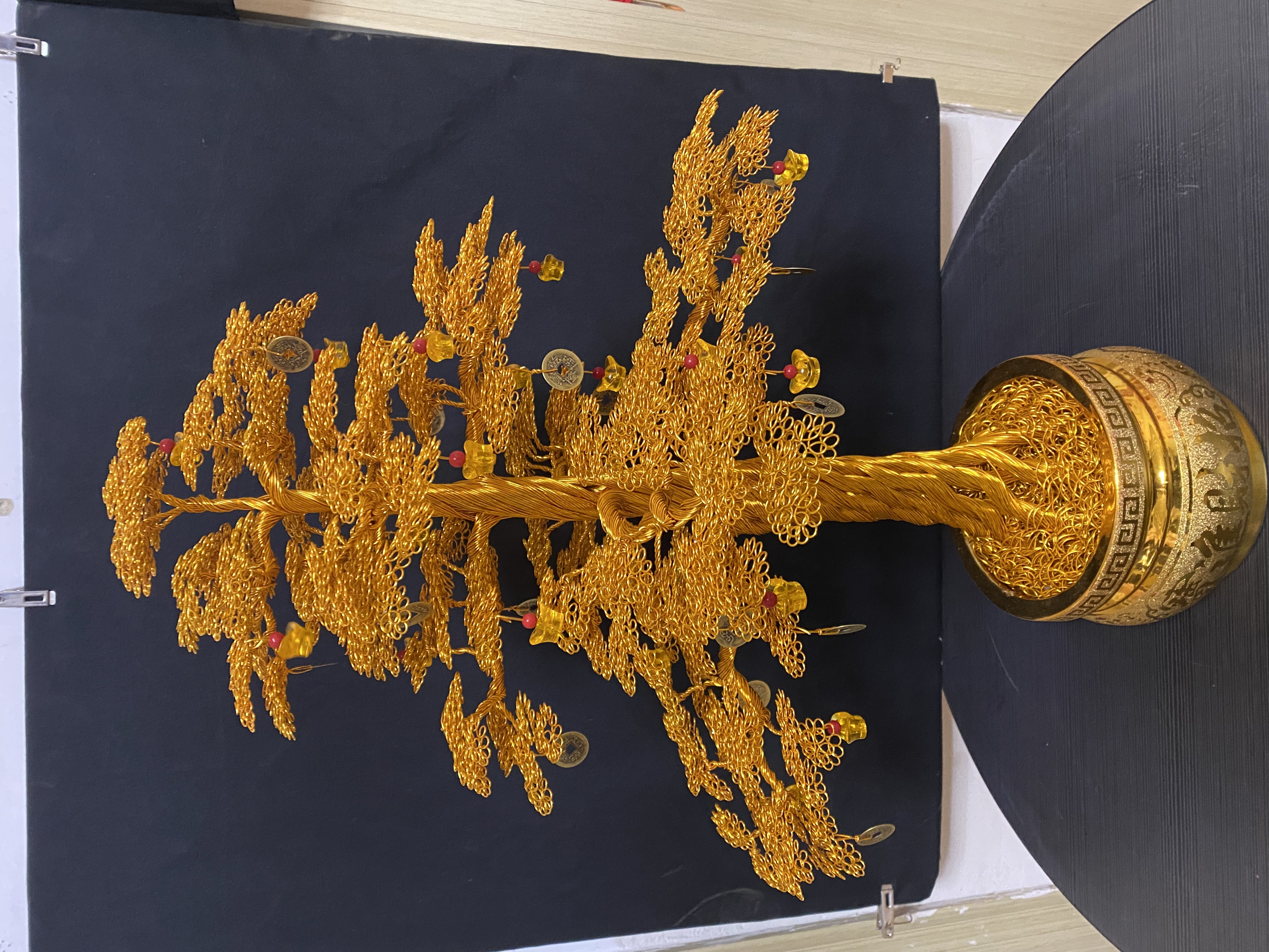 四面发财树高80厘米乔迁开业客厅装饰品