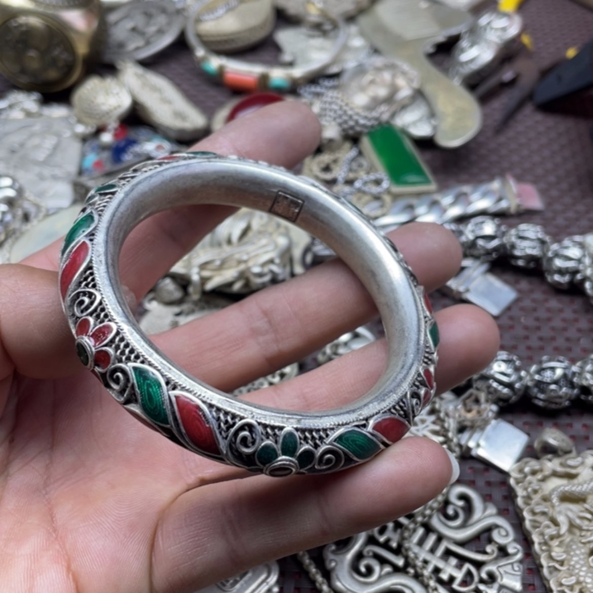 【闪购商品】银无老银、手镯