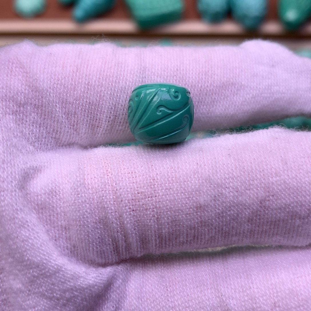 原生态散珠配珠博古纹卡11