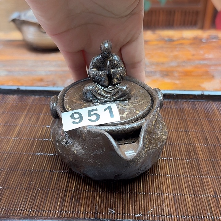 纯手工制作粗陶茶具