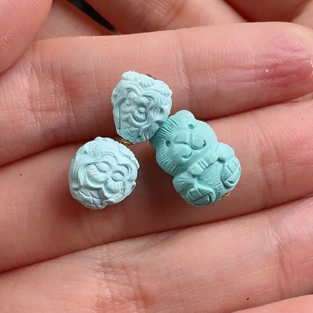绿松石珠宝奇石未镶嵌