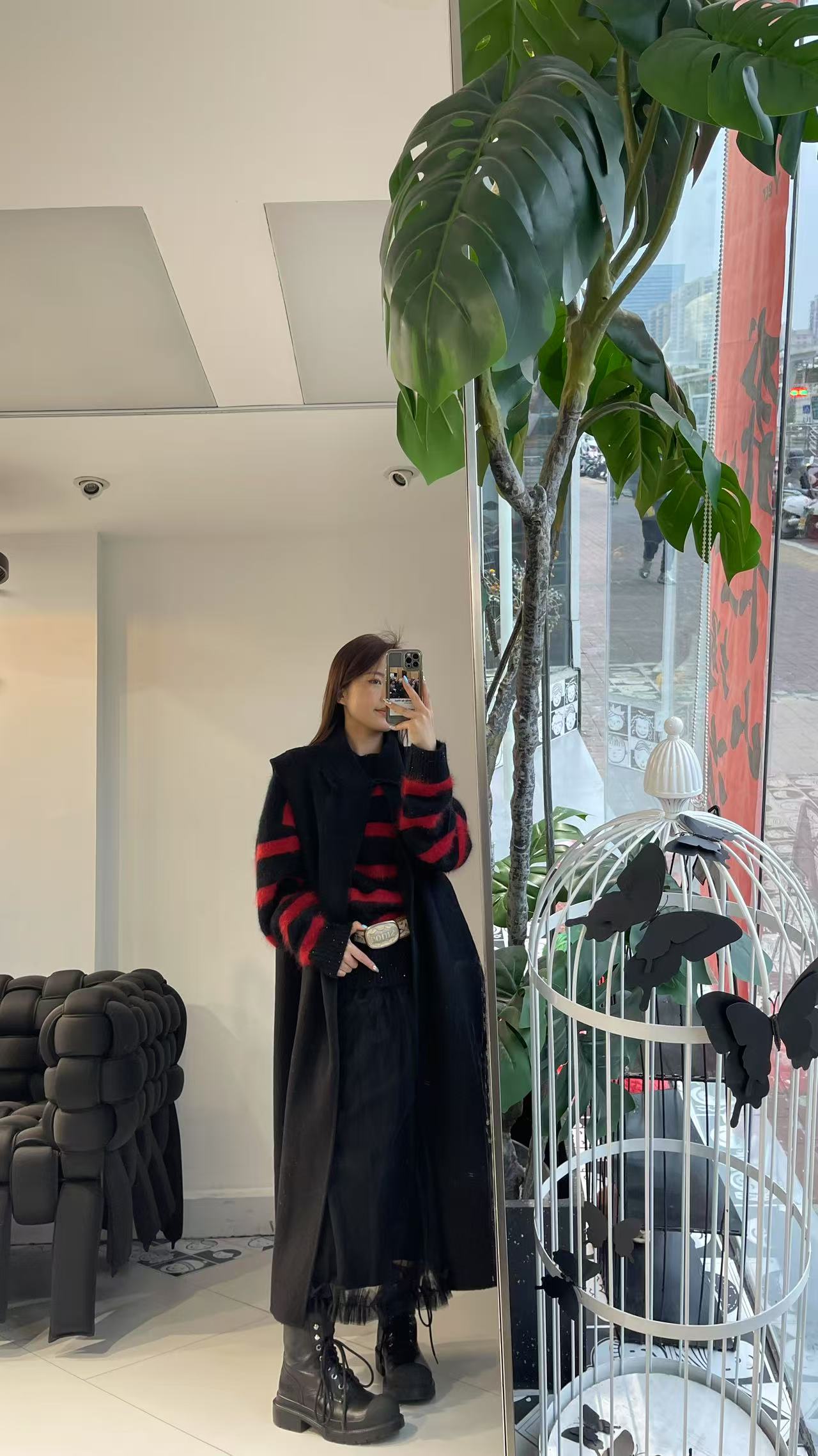 【YXM.雅心敏】设计师马甲大衣气质时尚韩版宽松毛呢秋冬秋冬