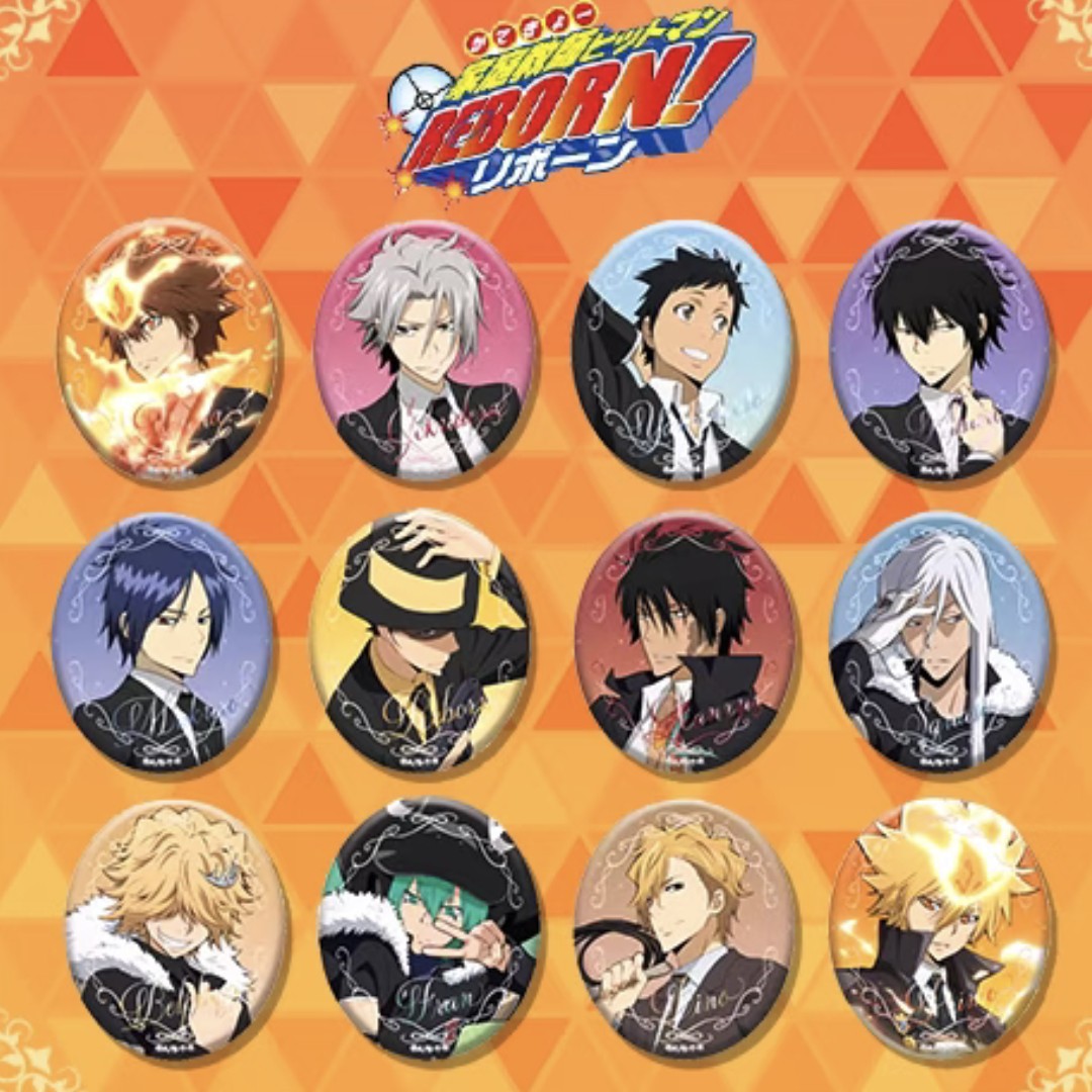 【本物语屋日谷】现货 家教椭圆金属烫金吧唧（默认代拆）