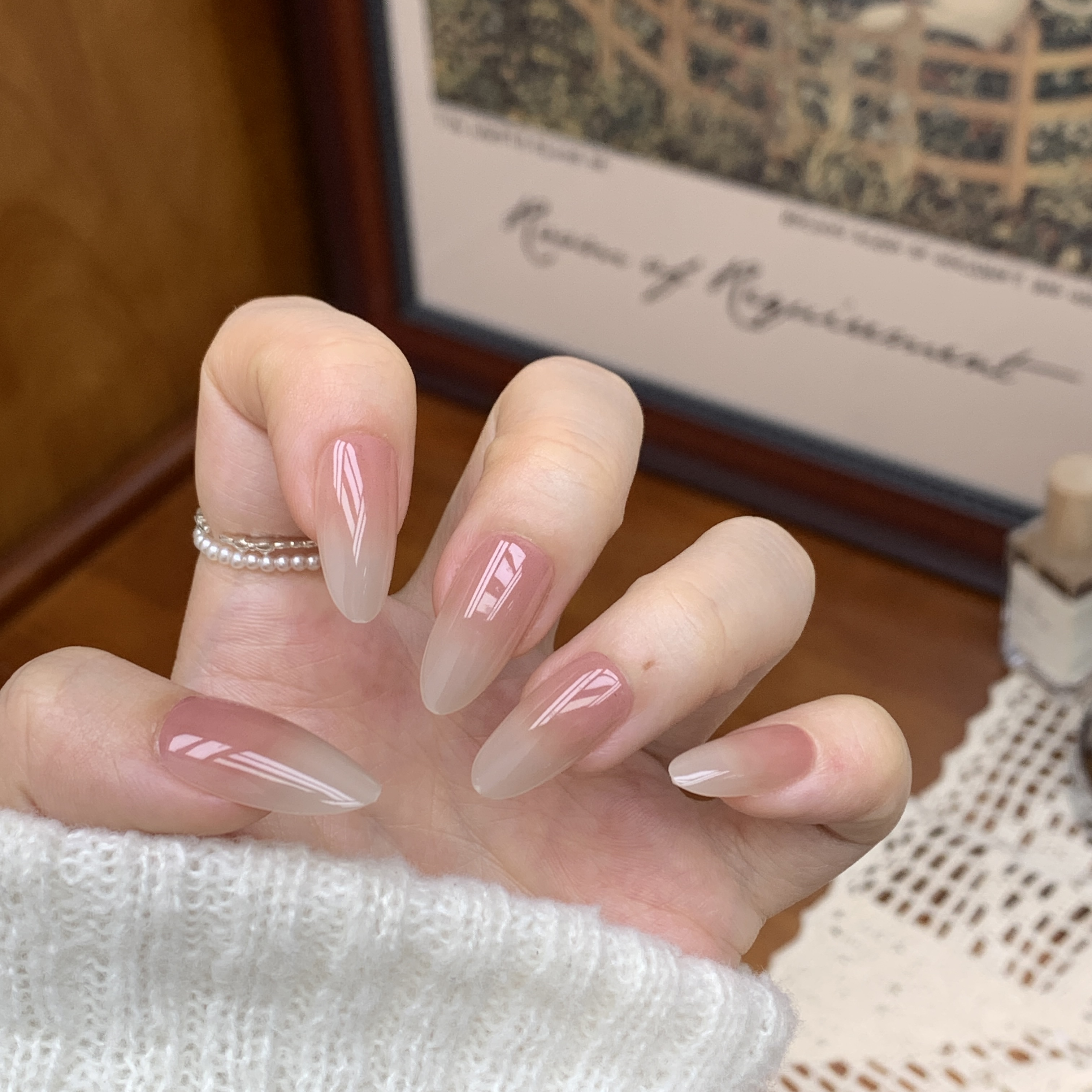 VERY MEET纯色甘露寺手工轻奢穿戴高级美甲片127