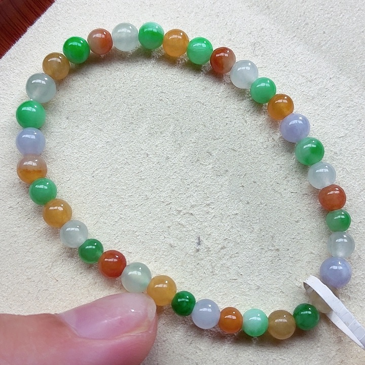 未镶嵌手链翡翠天然缅甸翡翠A货卡5+