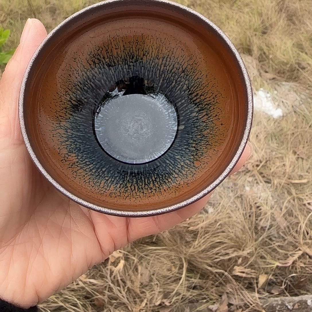 京***爷茶盏印春堂柴烧原矿
