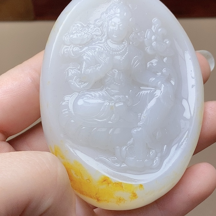 和田玉挂件未镶嵌君****?F