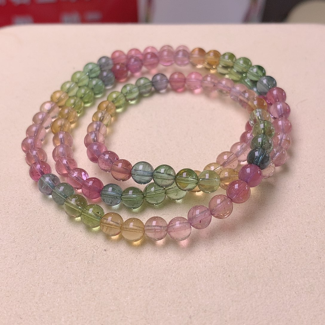 碧玺手串未镶嵌碧玺
