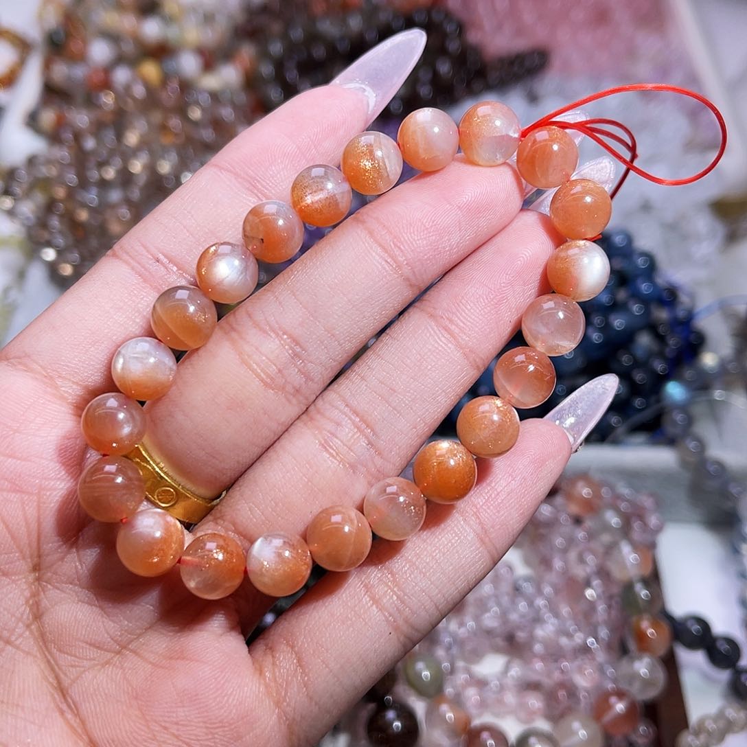 水晶手链未镶嵌金沙月光8+