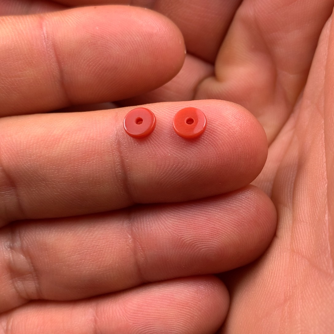 南红玛瑙隔片未镶嵌