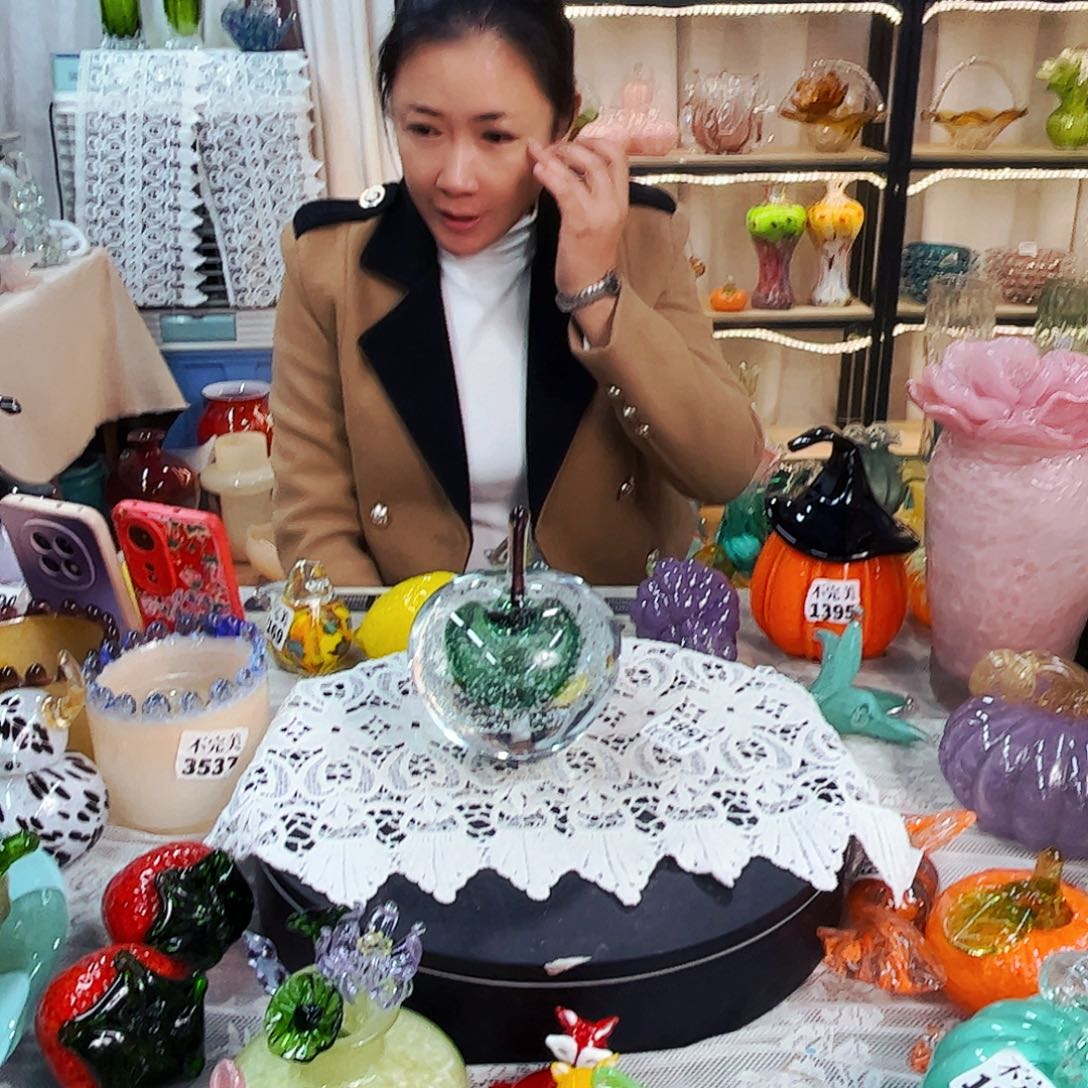 苹果家悦花瓶花器摆件