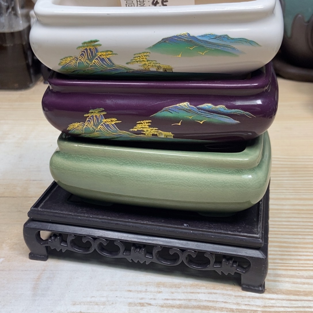 瓷片陶瓷花盆陶瓷艺术