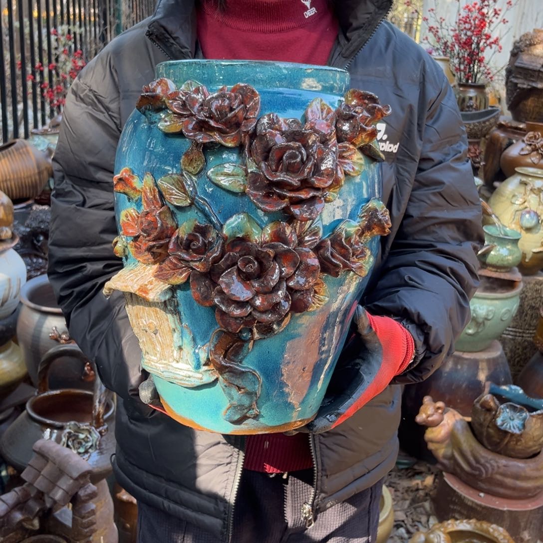 红陶高35口18有孔