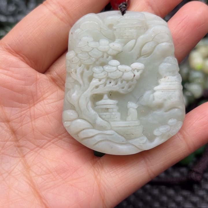 和田玉颈饰未镶嵌