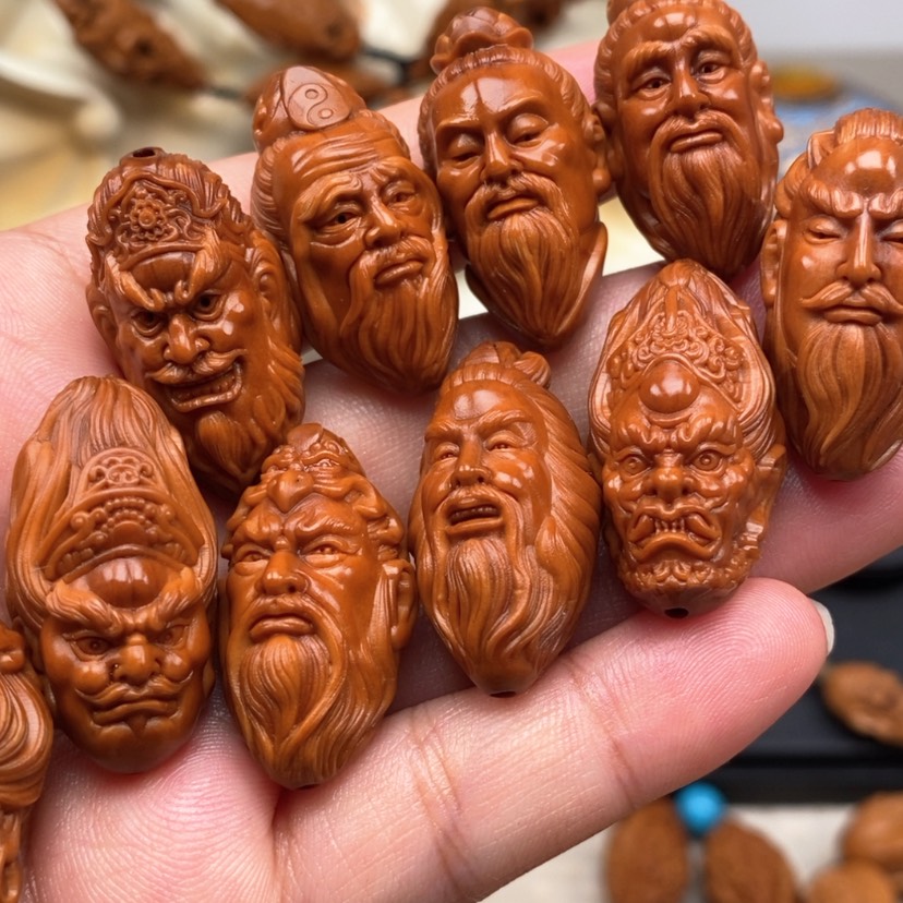 【闪购商品】橄榄核吊坠橄榄手工雕刻工艺