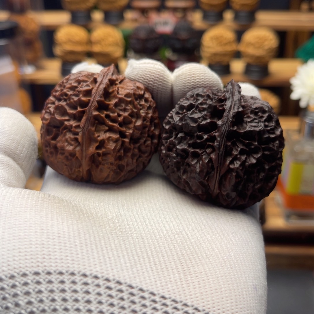 大***利核桃46mm七彩龙鳞王 一物一图