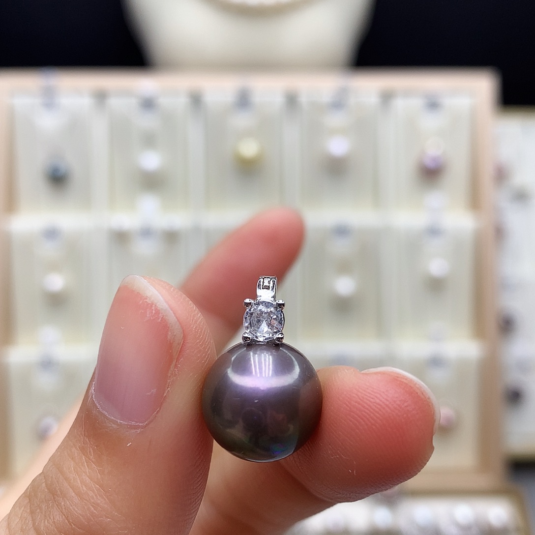 颈饰合金淡水珍珠