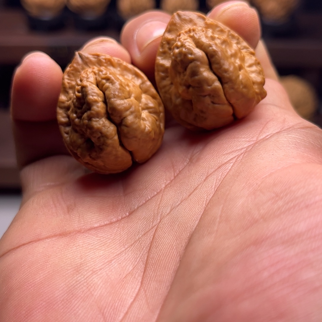 把件文玩核桃羊头蟾