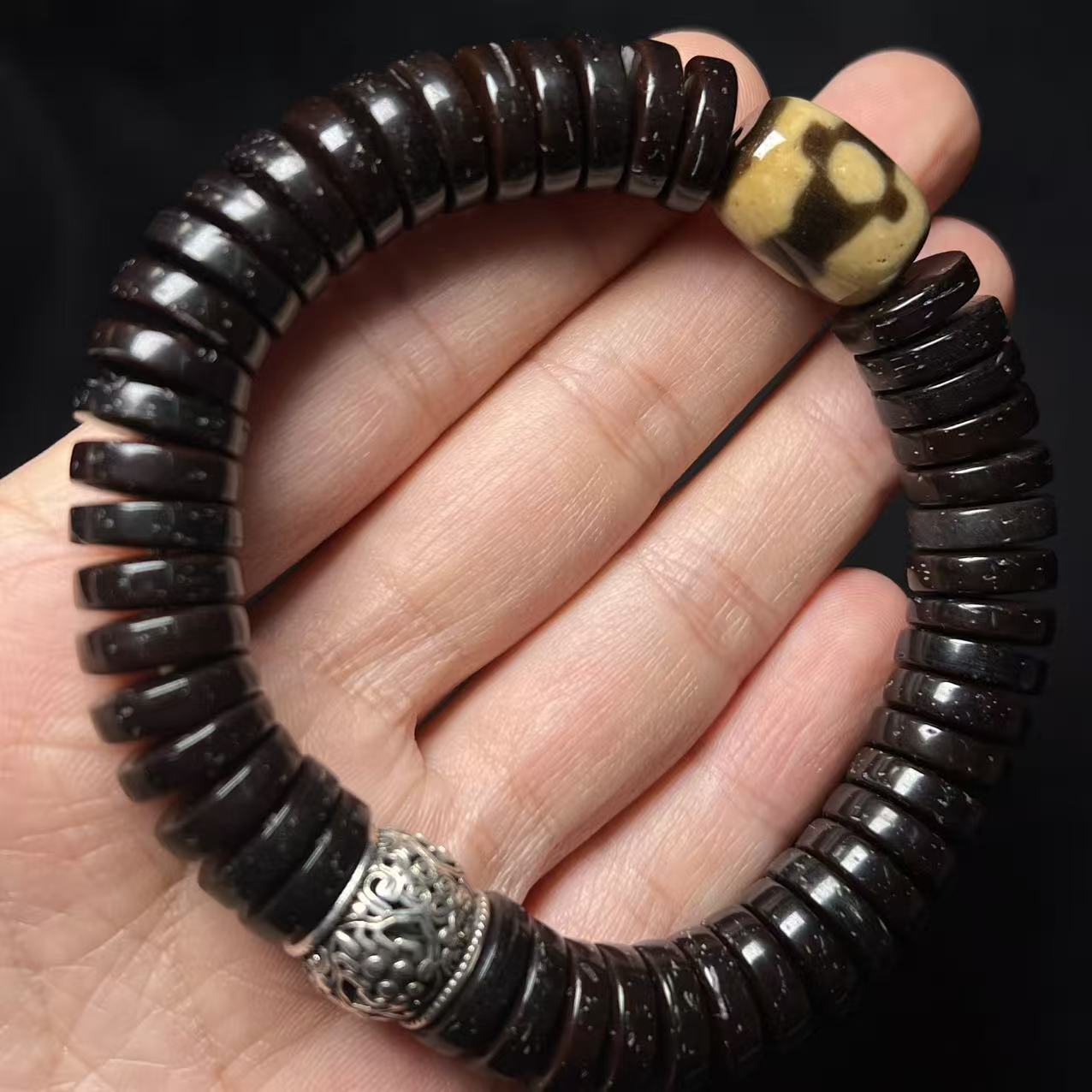 【辉子专属】L0680  椰壳手串DIY 12mm左右