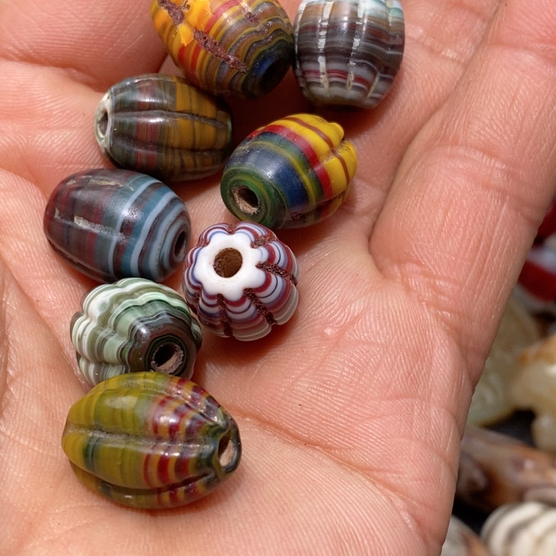 DIY琉璃?*珠子的颜色是蓝色的