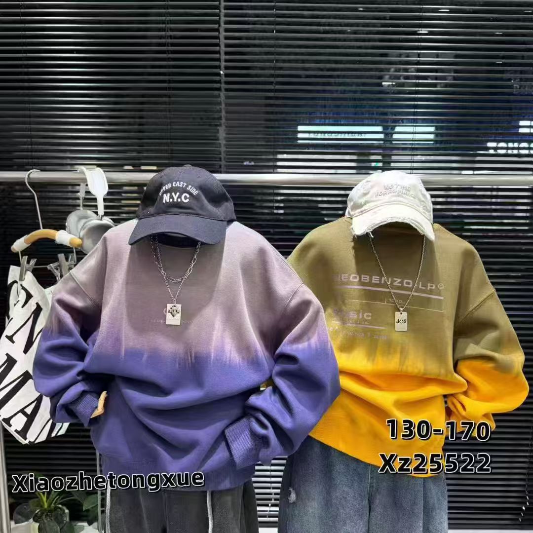 儿童秋款套头卫衣舒适休闲时尚