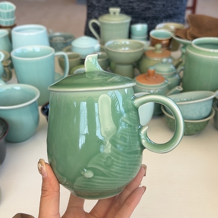 小米茶器龙泉青瓷