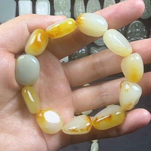 手链未镶嵌和田玉
