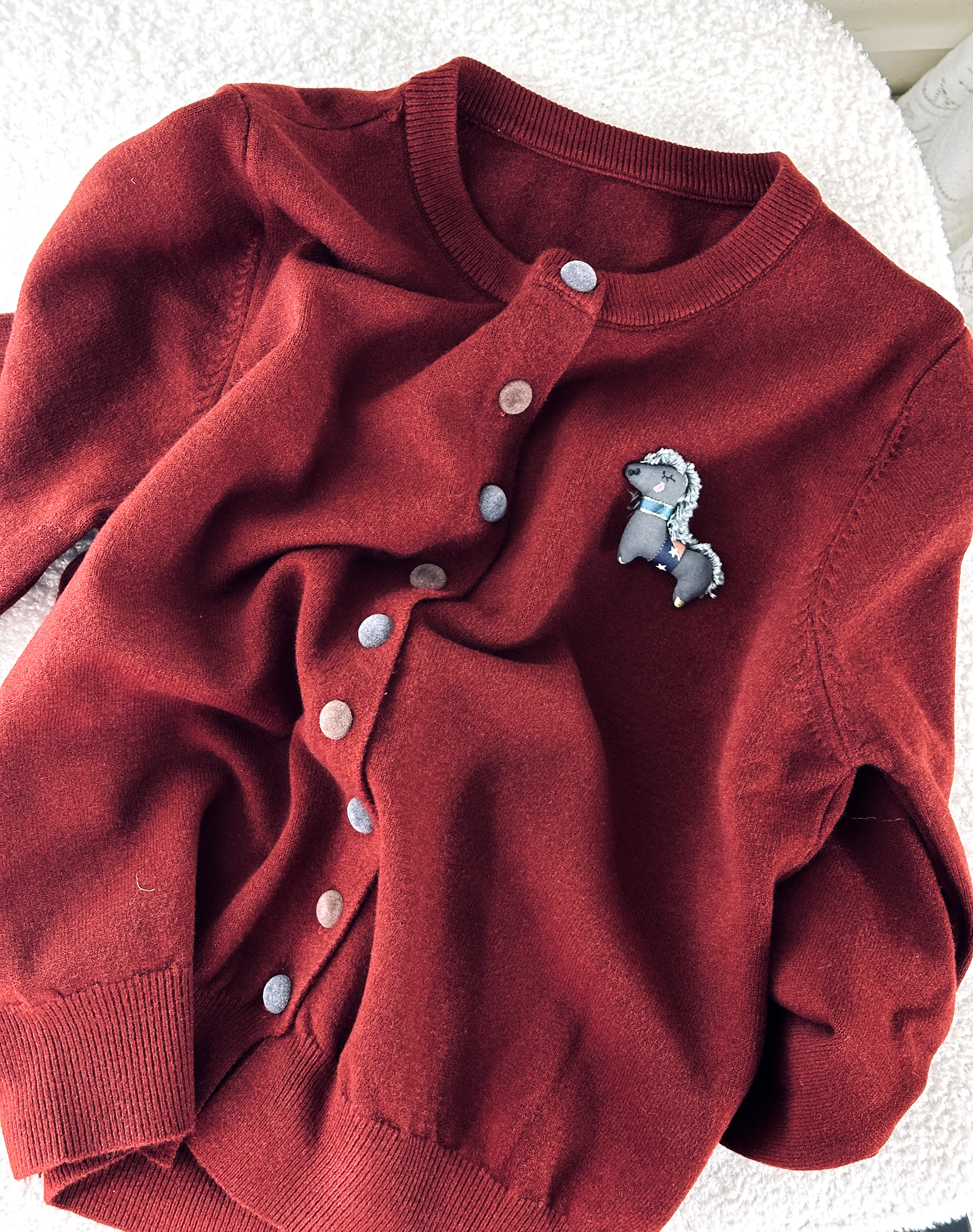 长袖开衫款宽松型女针织毛针织衫百搭春秋宽松时尚