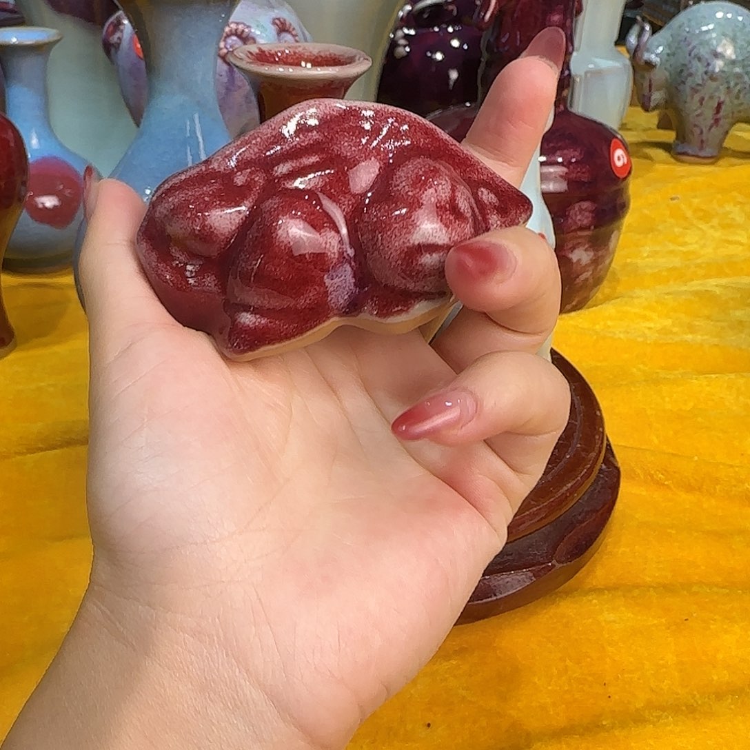 瓷摆件郑家钧窑摆件