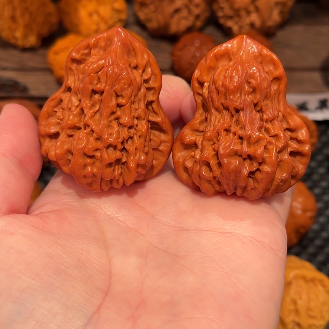 桃核把件官帽葫芦42 精品265