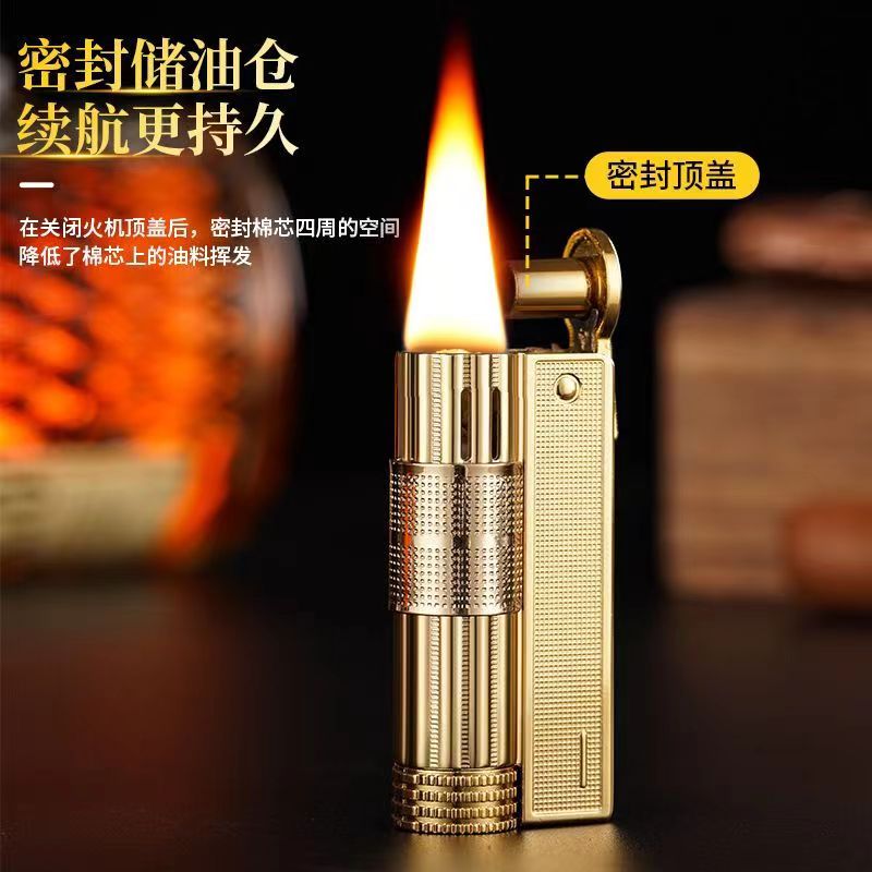 男友礼物电影同款老式煤油新款男士怀旧复古砂轮