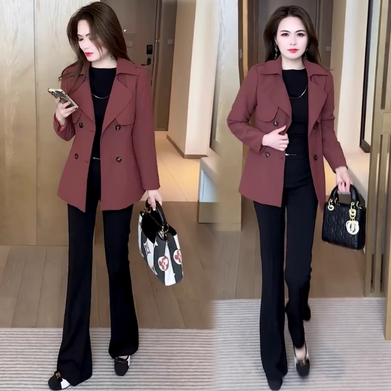 风衣外套女2025春秋新款时髦洋气小个子中长款百搭显瘦气质上衣潮
