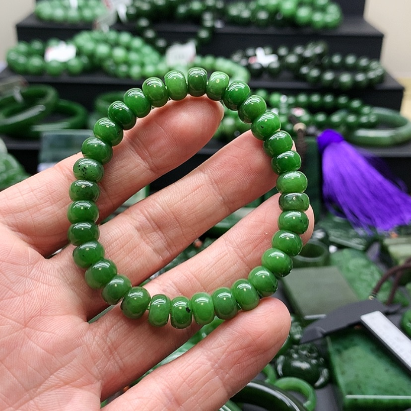 【闪购商品】和田玉（碧玉）手链未镶嵌