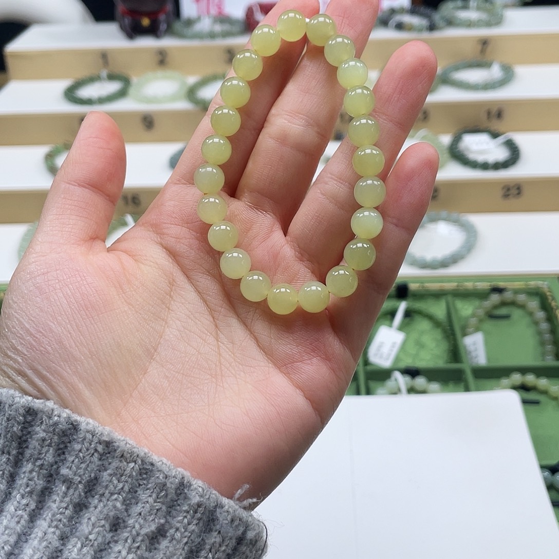 忘***忧和田玉未镶嵌手链