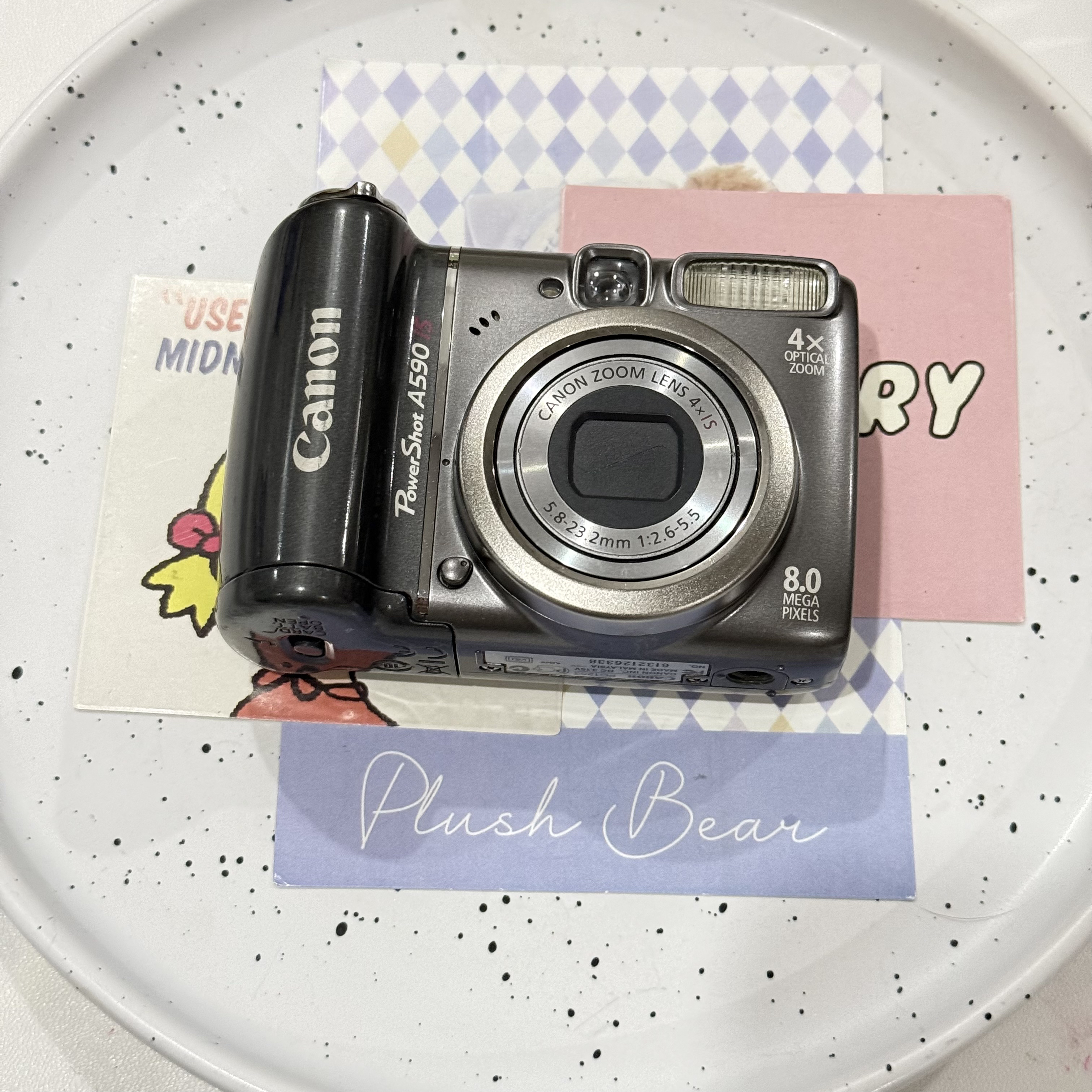 9新 Canon/佳能 A590（自备五号电池）