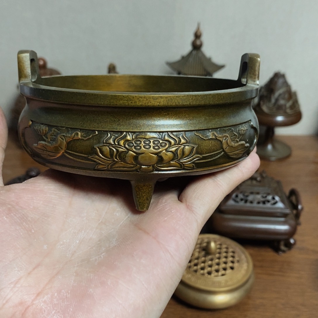 铜盛世铜炉铜器香炉工艺品